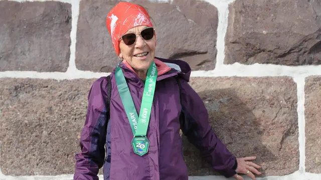 88-Year-Old Florence Barron Wins Age Group at Cape to Cabot Race — image accompanying Canadian Running's report