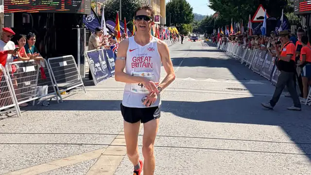 Alex Milne sets new British 100km record at IAU Championships — image accompanying Athletics Weekly's report