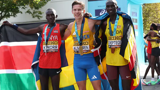 Almgren Reflects on Transition from Track to Half Marathon Success — image accompanying Athletics Weekly's report