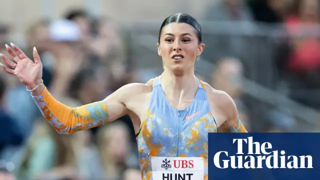 Amy Hunt Secures Second Place in Lausanne Diamond League 200m — image accompanying The Guardian Athletics's report