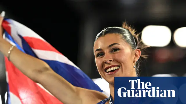 Amy Hunt Wins European 100m Gold for Britain — image accompanying The Guardian Athletics's report