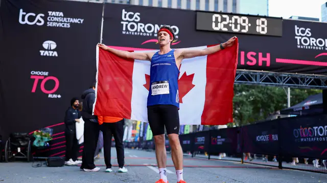Andrew Davies Sets Fastest Canadian Marathon Debut Record — image accompanying Canadian Running's report