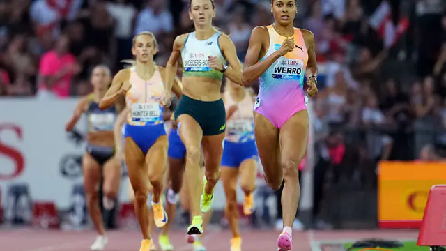 Audrey Werro sets new national record in Zürich 800m — image accompanying Athletics Weekly's report