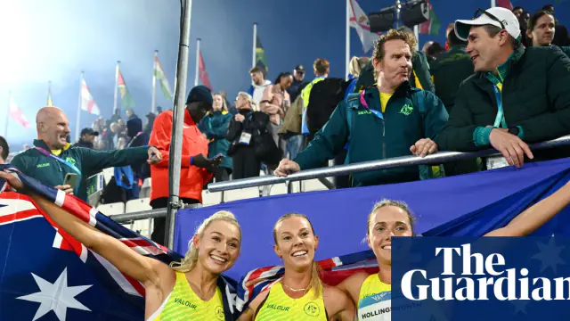 Australia achieves record-breaking day at Commonwealth Games — image accompanying The Guardian Athletics's report