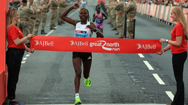 Defending champions return for AJ Bell Great North Run — image accompanying Athletics Weekly's report