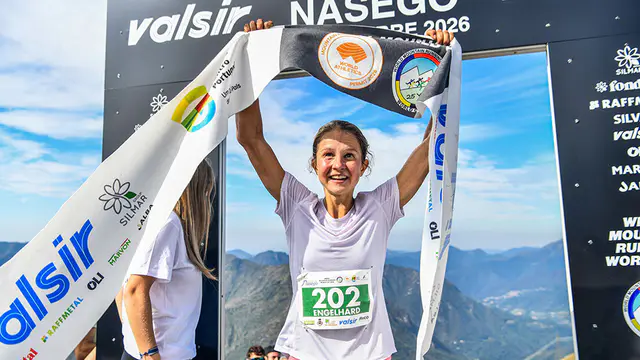 Engelhard wins Vertical Nasego, Kipngeno takes men's title — image accompanying Athletics Weekly's report