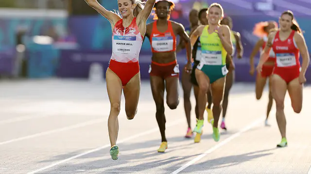 Georgia Hunter Bell wins Commonwealth 800m gold — image accompanying Athletics Weekly's report