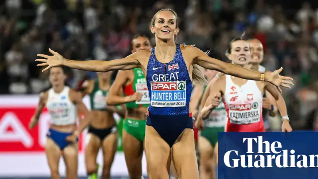Georgia Hunter Bell Wins European 1500m Gold — image accompanying The Guardian Athletics's report