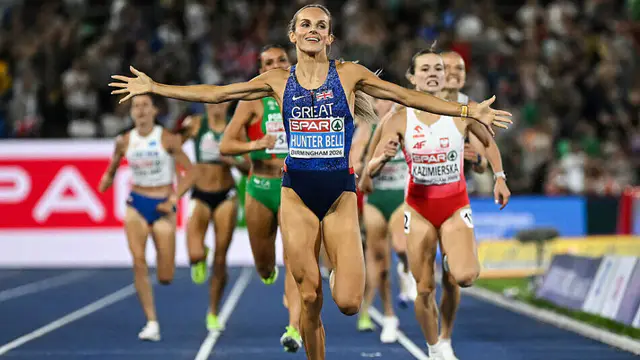 Georgia Hunter Bell wins European 1500m gold — image accompanying Athletics Weekly's report