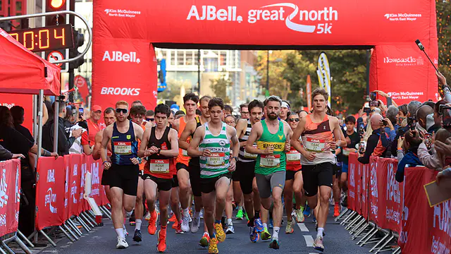 Great North Run masters categories see age-group winners crowned — image accompanying Athletics Weekly's report
