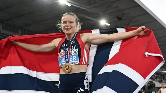 Henriette Jæger wins European 400m gold, sets Norwegian record — image accompanying Athletics Weekly's report