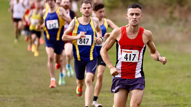 Hickey wins Essex League opener, students triumph in North East Harrier League — image accompanying Athletics Weekly's report