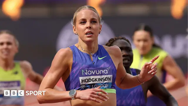 Keely Hodgkinson takes victory at the London Diamond League in July