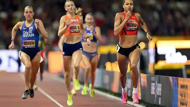 Hodgkinson's Comeback: Silver in 800m at World Athletics Ultimate Championship — image accompanying Athletics Weekly's report
