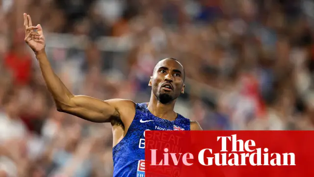 Hudson-Smith Secures Third European 400m Gold, Newnham Wins Silver in Hurdles — image accompanying The Guardian Athletics's report