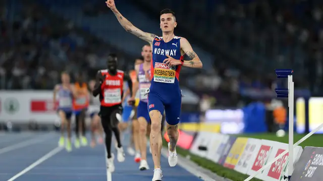 Ingebrigtsen returns from Achilles surgery to defend European 5000m title — image accompanying Athletics Weekly's report