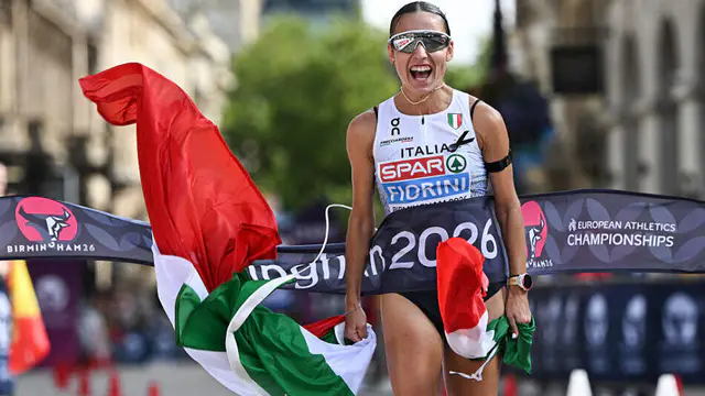 Italian double in Birmingham marathon race walks — image accompanying Athletics Weekly's report