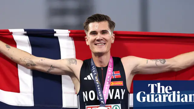 Jakob Ingebrigtsen Wins European 5,000m Gold After Injury Layoff — image accompanying The Guardian Athletics's report