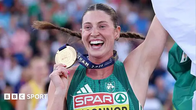 Kate O'Connor with her gold medal