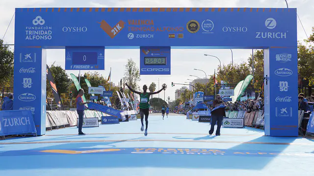 Kwizera sets new Spanish half-marathon record in Valencia — image accompanying Athletics Weekly's report