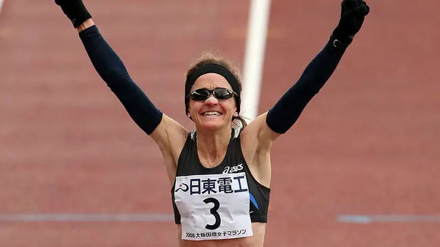 Mara Yamauchi's Marathon Triumph in Osaka — image accompanying Athletics Weekly's report