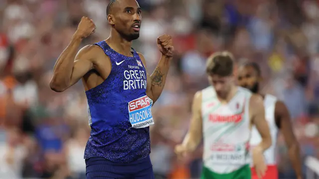 Matthew Hudson-Smith wins third European 400m title — image accompanying Athletics Weekly's report