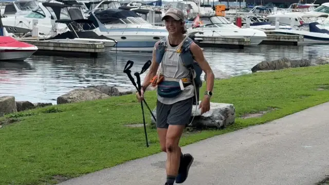 Michelle Leduc Sets New Rideau Trail Speed Record — image accompanying Canadian Running's report