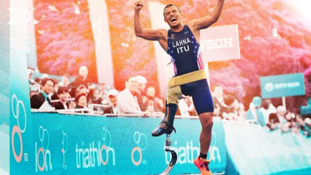 Mohamed Lahna Completes Triathlon Across America on Prosthetic Leg — image accompanying Marathon Handbook's report