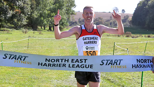 Rankin tops Harrier League opener in North East — image accompanying Athletics Weekly's report