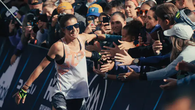 Ruth Croft 2026 Roots Film UTMB finish