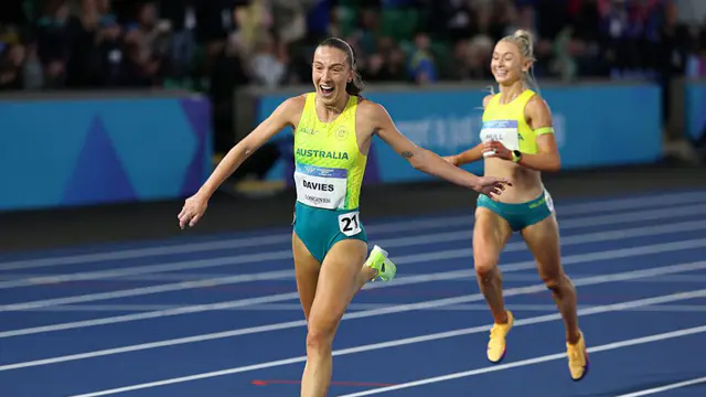 Rose Davies Achieves Historic Double at Commonwealth Games — image accompanying Athletics Weekly's report