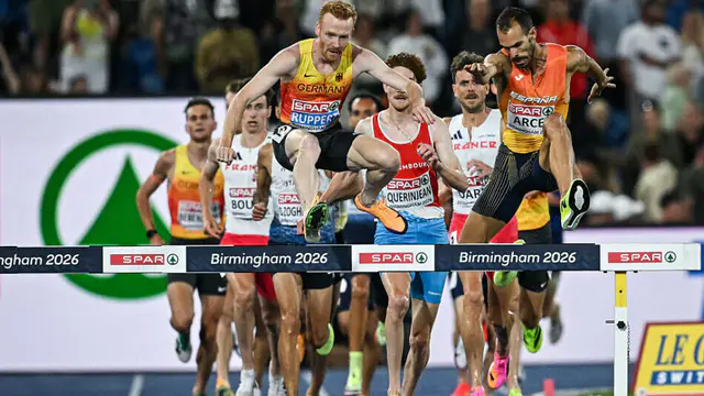 Ruppert wins European steeplechase gold — image accompanying Athletics Weekly's report