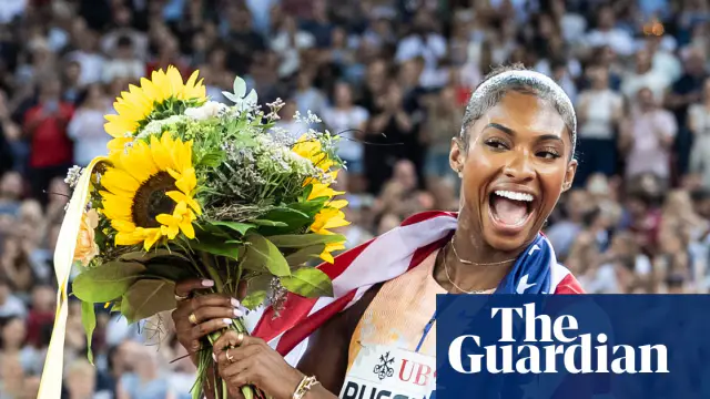 Russell and Dos Santos Break World Records in Zurich — image accompanying The Guardian Athletics's report