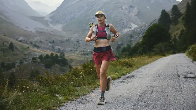 Sophie Woods 2026 Via Alpina FKT running through Alps