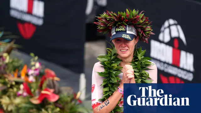Taylor Knibb clinches Ironman world title in dramatic Kona finish — image accompanying The Guardian Athletics's report