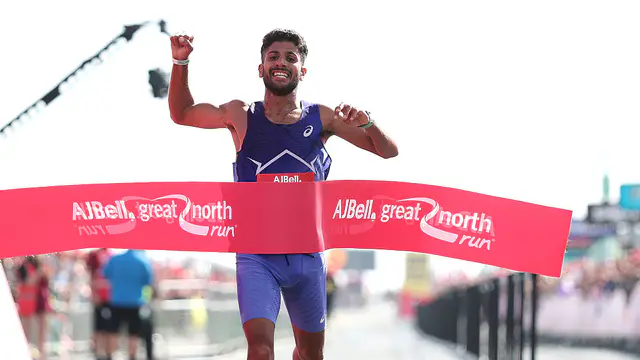 Zouhair Talbi makes history at Great North Run — image accompanying Athletics Weekly's report